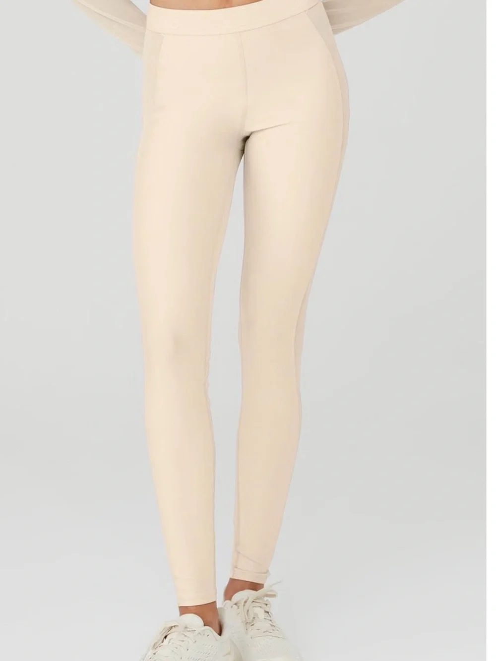 ALO Yoga Airlift High-Waist Dream Leggings In Macadamia
